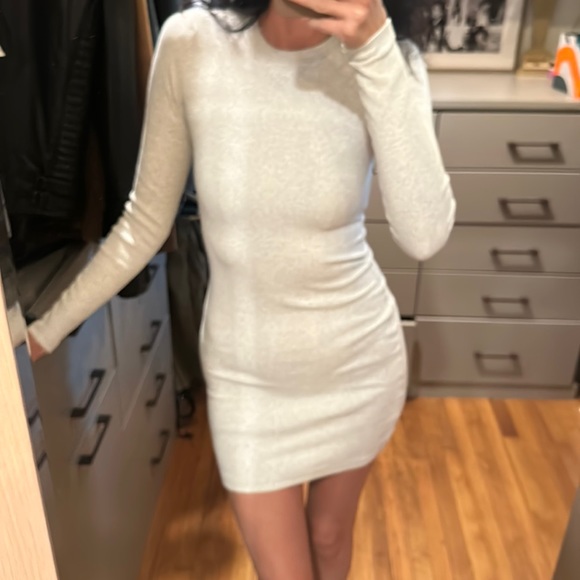 All Things Golden Ribbed Long Sleeve Mini - Picture 2 of 3